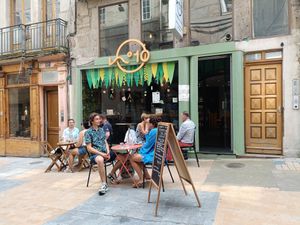 Outside, terrasse at Numero Dix in Saint-etienne