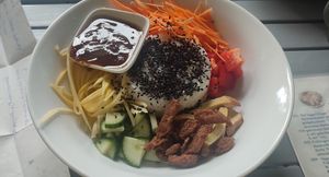 not sure what dish it was, but it was good at Vegan Village in Hannover