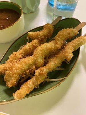 Vegane Schrimps  at Vegan Village in Hannover