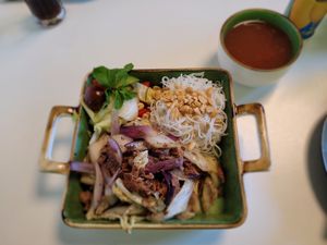 VN7  Pho Xao with vegan beef at Vegan Village in Hannover