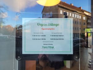 Opening hours  at Vegan Village in Hannover