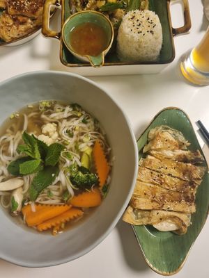 Pho & Crispy Duck at Vegan Village in Hannover