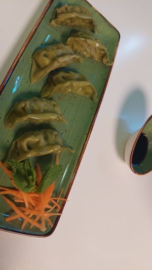 Gyoza at Vegan Village in Hannover