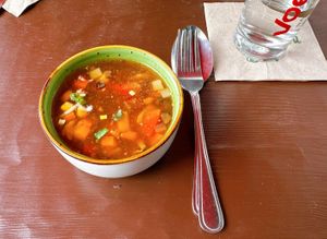 Soup  at Vegan Village in Hannover