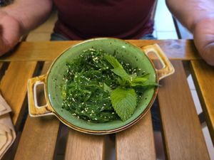 Wakame-Salat at Vegan Village in Hannover