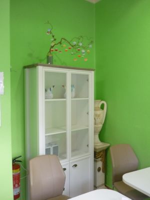 Inside at Vegan Village in Hannover