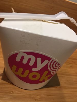 My noodles at MyWok in Brighton