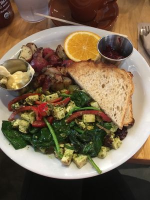 Tofu scramble at The Plant Cafe Organic - Marina Cafe in San Francisco