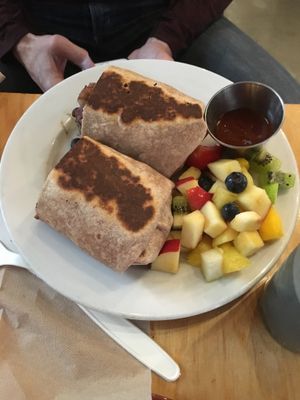 Breakfast burrito  at The Plant Cafe Organic - Marina Cafe in San Francisco