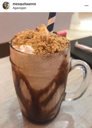 Vegshake de paçoca  at Agavegan in Vila Velha