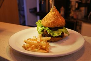 akira burguer at Agavegan in Vila Velha