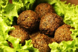 falafel  at Agavegan in Vila Velha