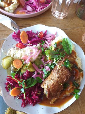 Zrazik z boczkiem at House of Seitan in Gdansk