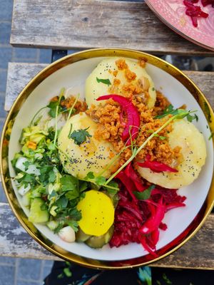 Pyzuchy z mięsem at House of Seitan in Gdansk