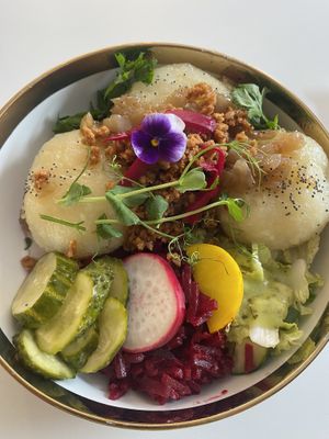 Polish dish   at House of Seitan in Gdansk