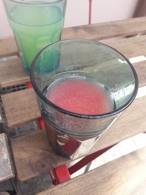 Watermelon lemonade at House of Seitan in Gdansk