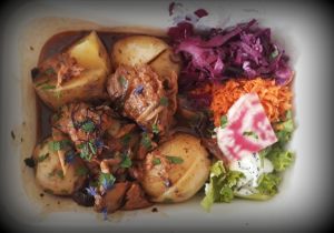 Gulasz at House of Seitan in Gdansk