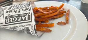 Batata frita at Govindas in Tenerife