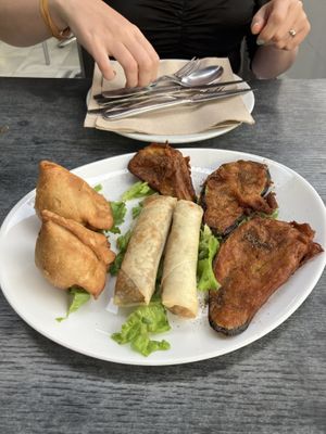 Platter   at Govindas in Tenerife