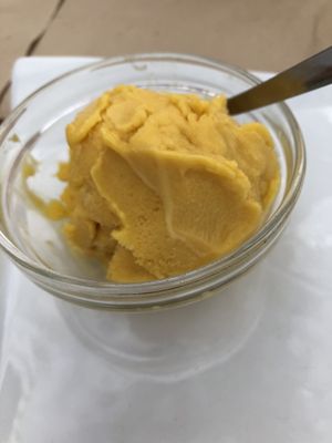  Vegan mango ice cream at Govindas in Tenerife