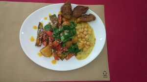 Vegan Buffet today at Govindas in Tenerife