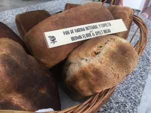 We also make bread! It's healhy, it's light, it's handmade! at Govindas in Tenerife