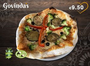 Pizza 30cm at Govindas in Tenerife