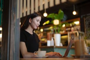 Wi-Fi無料、電源もあるのでお仕事にも最適です。 at Cafe&Bar 3rd in Toyooka