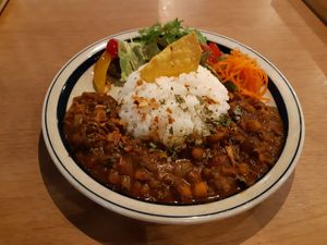 Bean curry at Cafe&Bar 3rd in Toyooka
