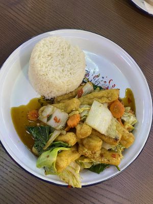 Tofu spicy basil   at Zaap Thai Street Food in Newcastle Upon Tyne