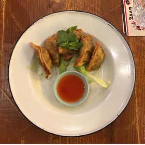Vegetable gyoza’s 🥟🥟🥟 at Zaap Thai Street Food in Newcastle Upon Tyne