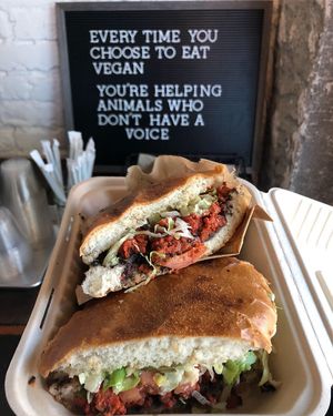 Torta  at Veggie y Que in Whittier