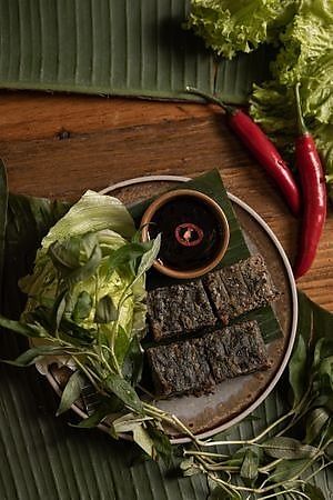 THAI CHIVE CAKES
Iceberg, herbs, sweet soy dressing
 at Rice Paper Scissors in Fitzroy