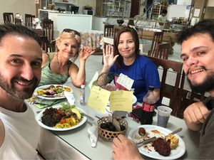 The buffet was probably 80% vegan  at Casa da Pamonha in Manaus