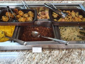 The buffet at Casa da Pamonha in Manaus
