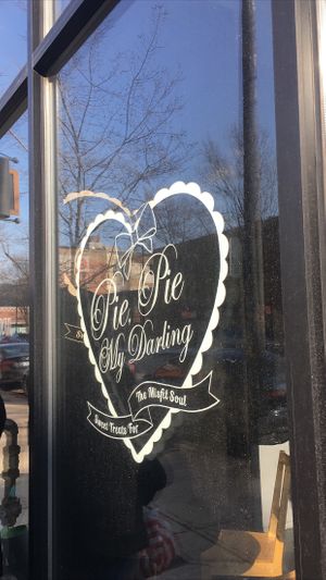Beautiful storefront at Pie Pie My Darling in Chicago