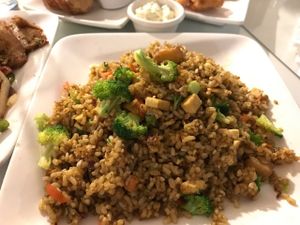 Guru Fried Rice, with brown rice  at Loving Hut in Phoenix