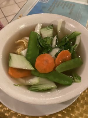 Wonton soup  at Loving Hut in Phoenix