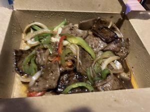 Mongolian "beef” wok #Veganuary at Loving Hut in Phoenix