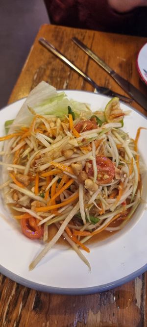 SPICY salad 🌶🌶🌶 at Zaap Thai Street Food in Leeds