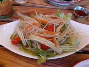 Papaya Salad 🌶 at Zaap Thai Street Food in Nottingham