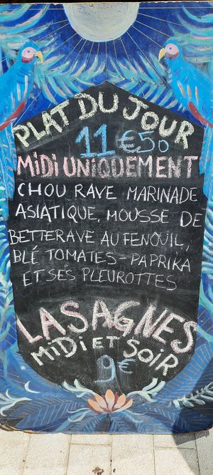 Dish of the day on 28 May at Bistro Doudou in Bar-le-duc