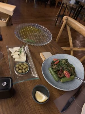 their salad is a must! it’s harvested on the same day they serves us. if you want to taste the crete you must order them.  at Peskesi in Crete