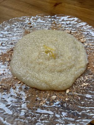 Sweet Semolina Dessert   at Peskesi in Crete