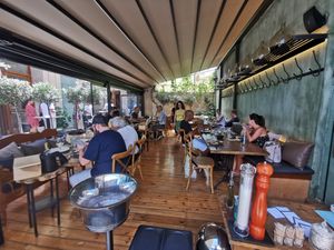 Outside Ambiente  at Peskesi in Crete