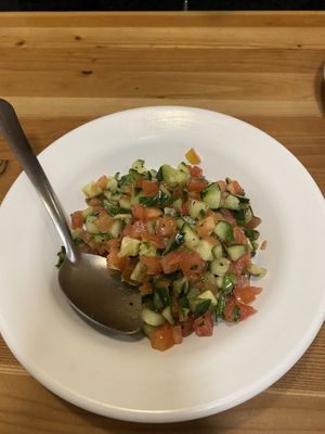 Salad  at Aviv Hummus Bar in Seattle