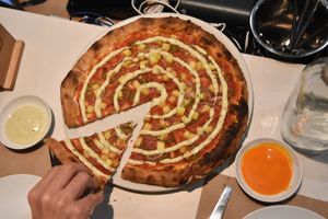 The Jennifer Grey Pizza at Tribute Pizza in San Diego