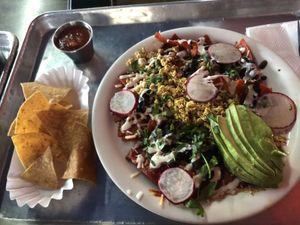 Chilaqulies  at Garduno's Taco King in Baldwin Park