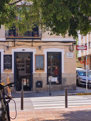 Outside at Mama Carmen's in Mallorca