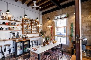 .  at Mama Carmen's in Mallorca